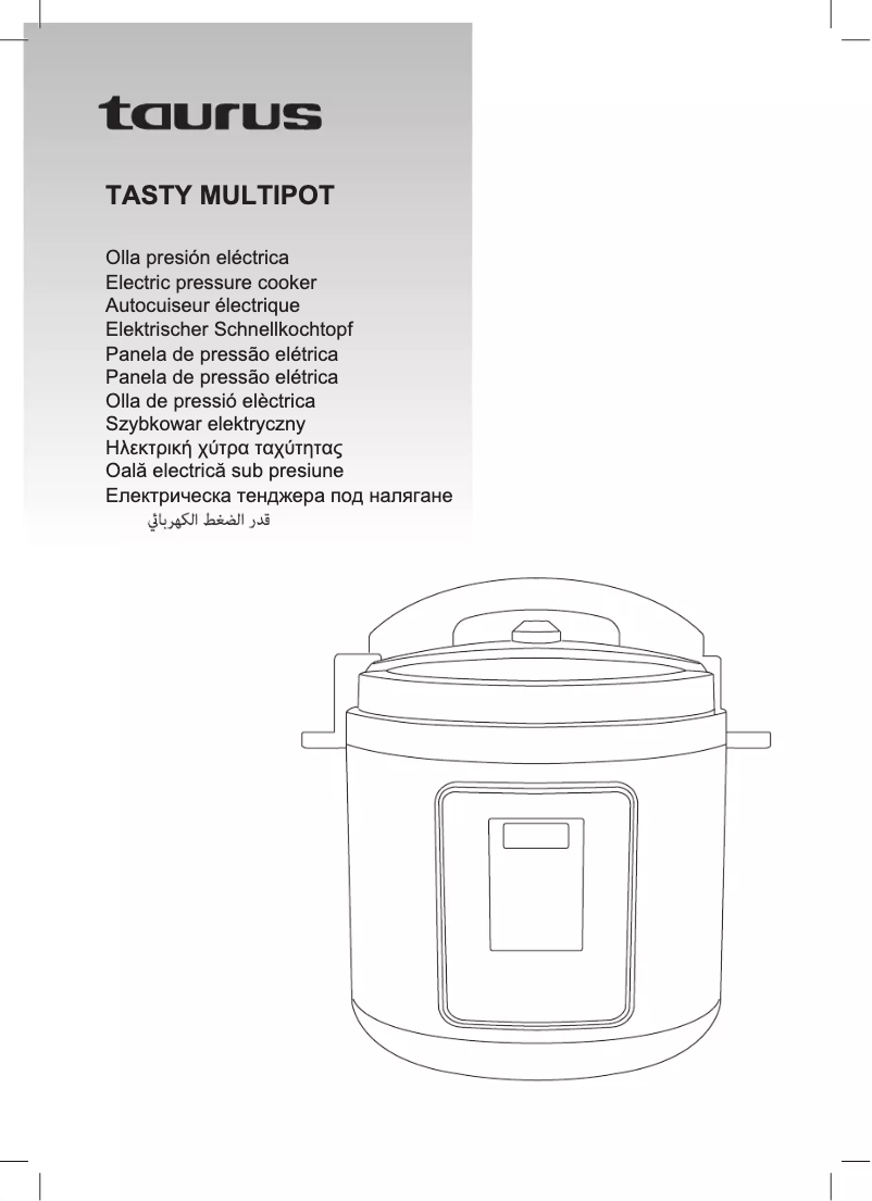 Página 1 del manual Manual de usuario Taurus Tasty Multipot