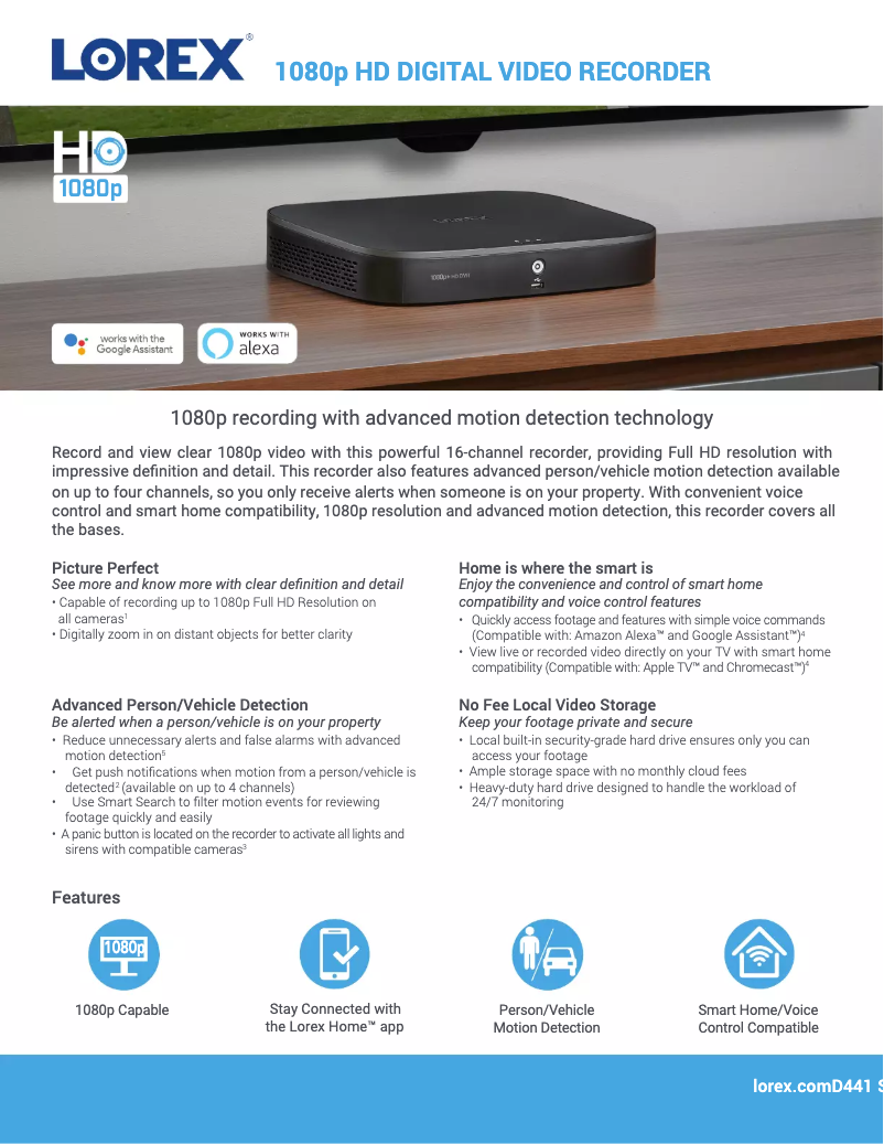 Página nº 1 - Ficha técnica Lorex MCBL-60BNC5PK4B