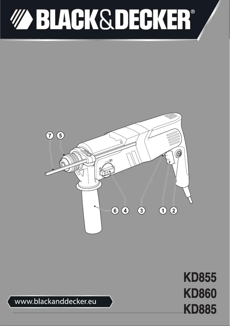 Imagen de la primera página del manual del dispositivo KD855