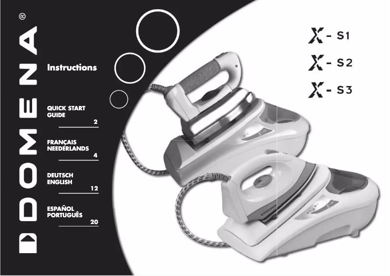 Página 1 del manual Manual de usuario Domena X s1
