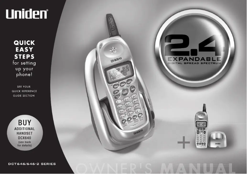 Imagen de la primera página del manual del dispositivo DCT 646-2