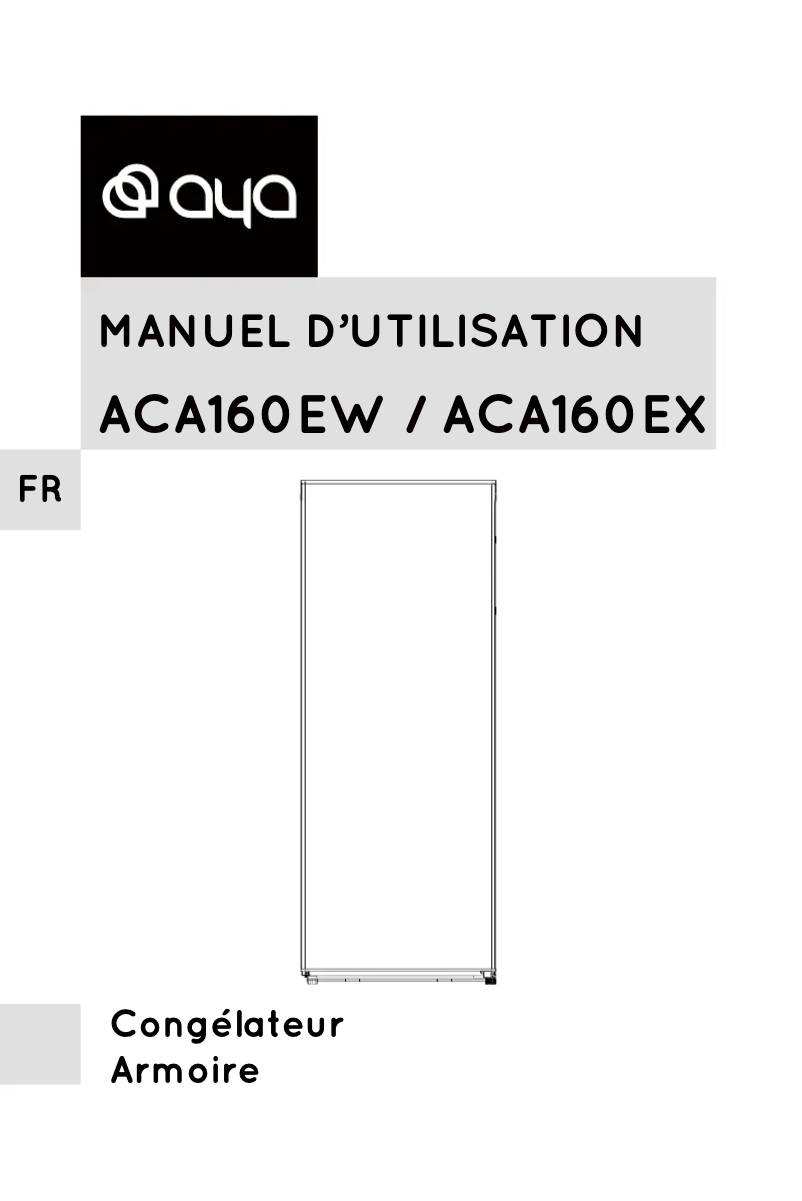 Página 1 del manual Manual de usuario AYA ACA160EW