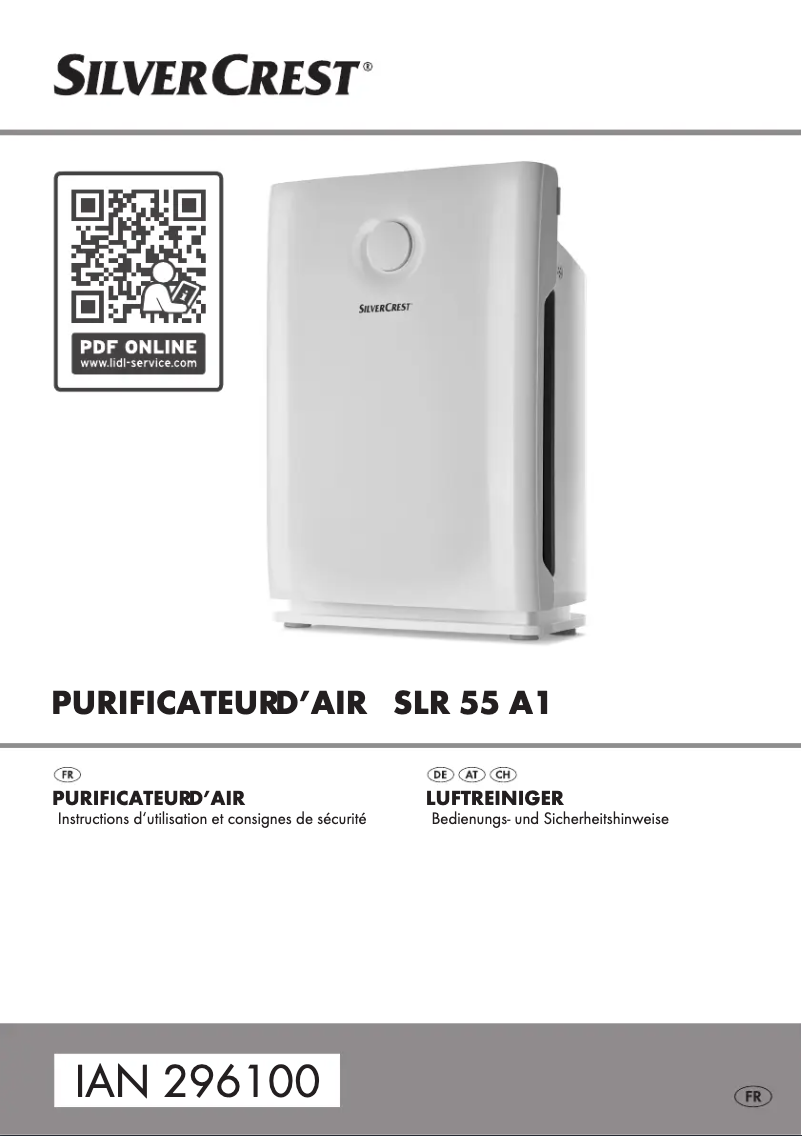 Imagen de la primera página del manual del dispositivo SLR 55 A1