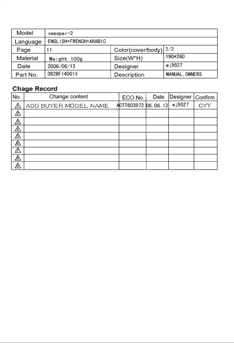 Página 1 del manual Manual de usuario LG VTCP753ND