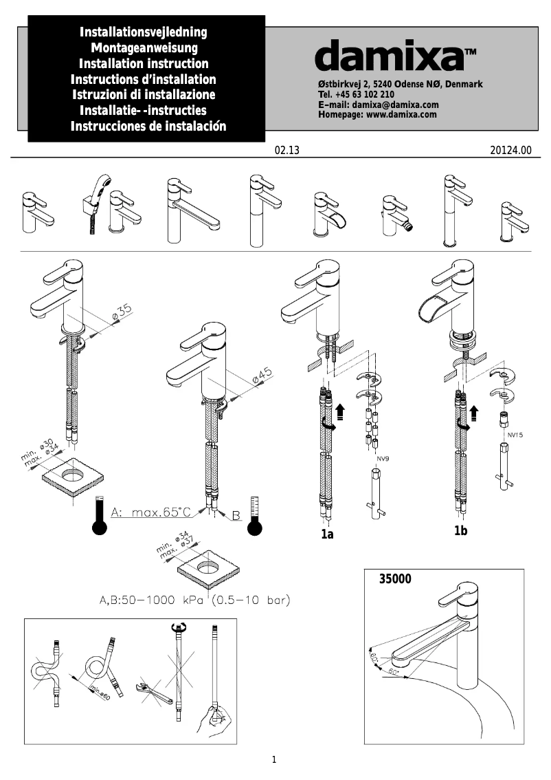 Imagen de la primera página del manual del dispositivo 3500066