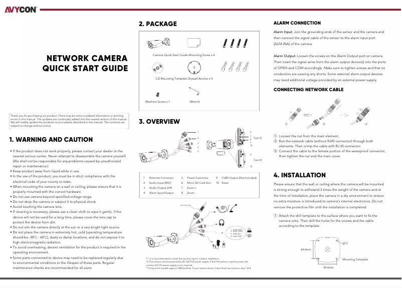 Página nº 1 - Manual de usuario Avycon AVC-NBL21M-L1