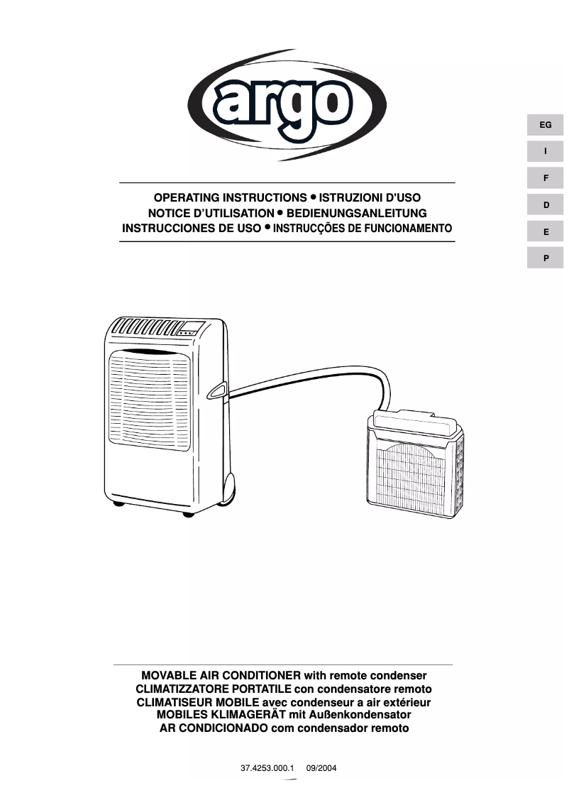 Página 1 del manual Manual de usuario ARGO Oscar Twin 14 - AMR214CTA