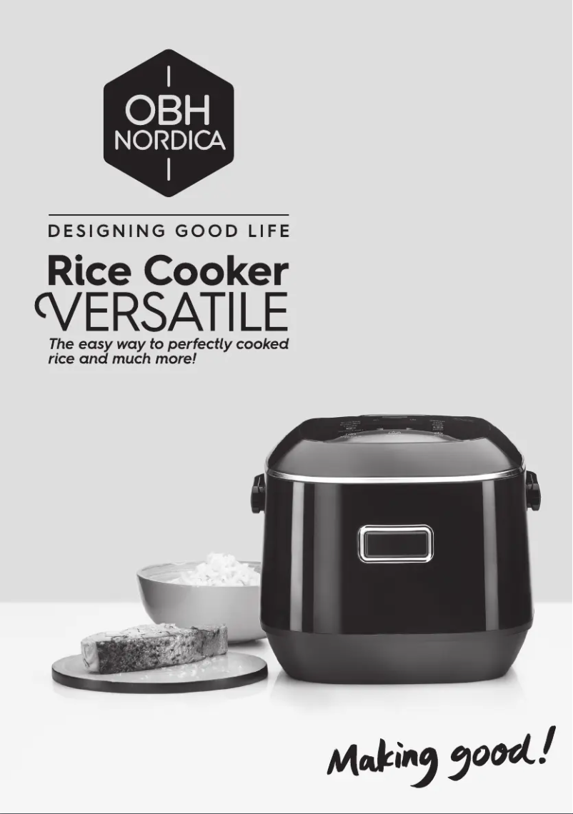 Página nº 1 - Manual de usuario OBH Nordica Versatile QK6018S0