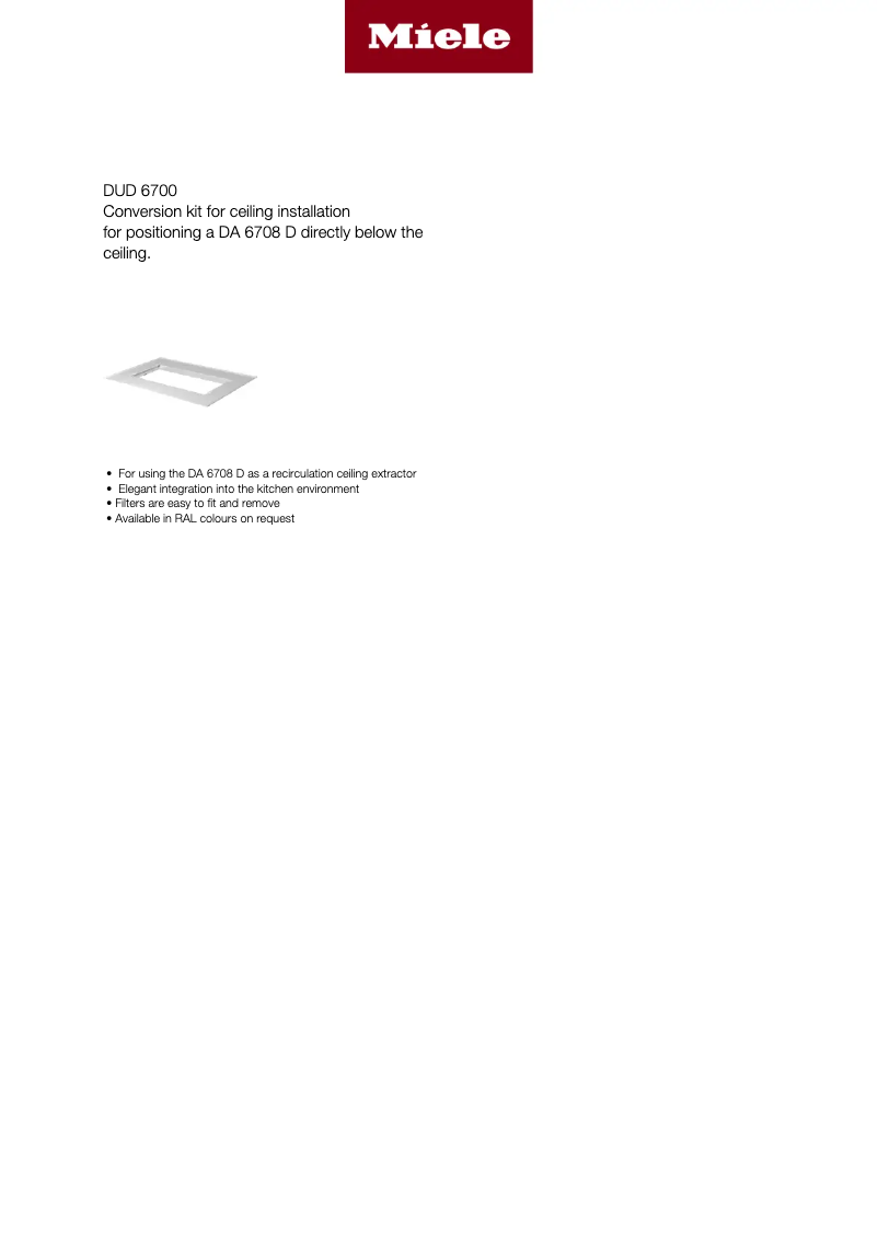 Imagen de la primera página del manual del dispositivo DUD 6700