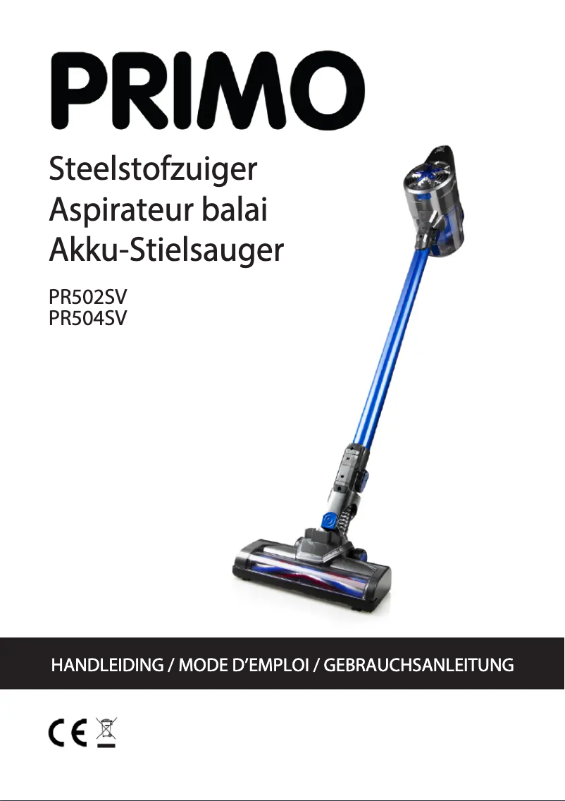 Página 1 del manual Manual de usuario Primo PR502SV