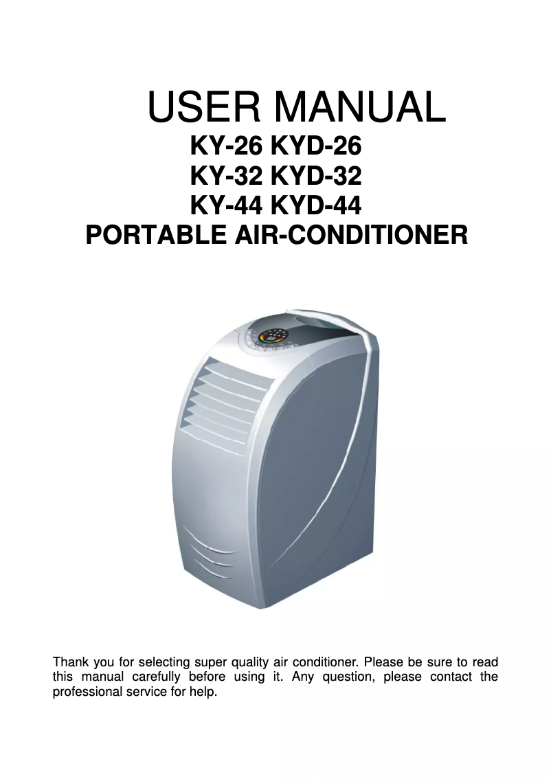 Página 1 del manual Manual de usuario Climachill KYD44