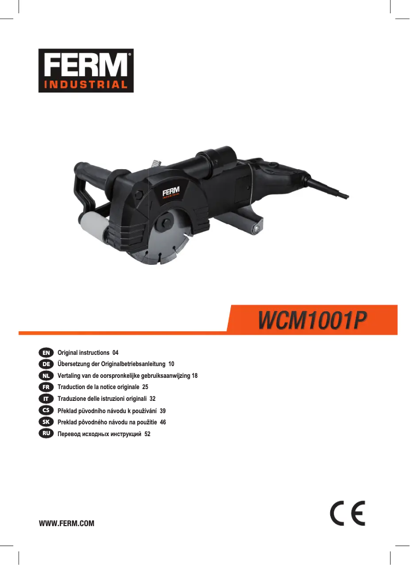Página nº 1 - Manual de usuario Ferm WCM1001P