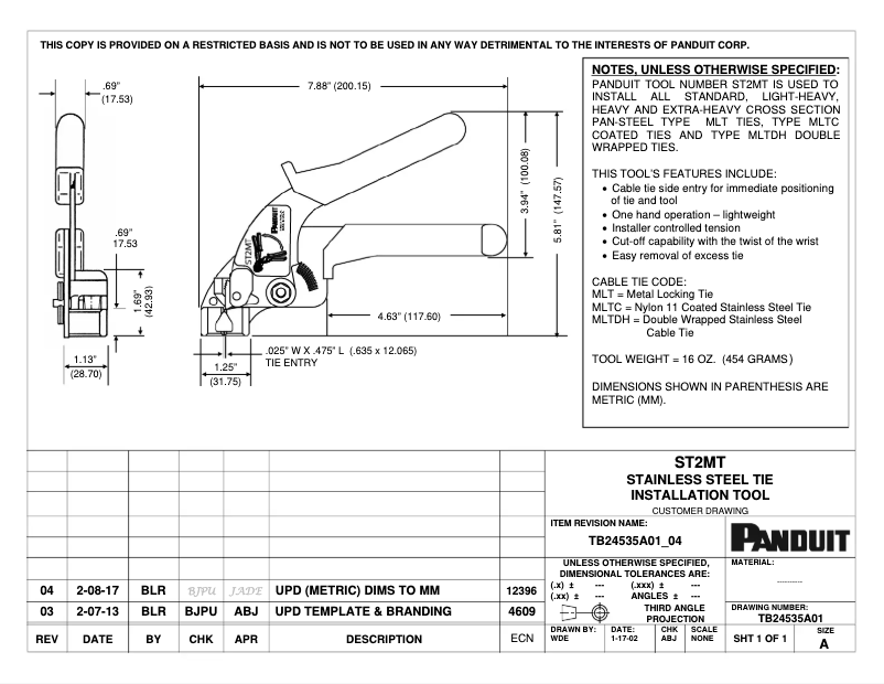 Imagen de la primera página del manual del dispositivo ST2MT