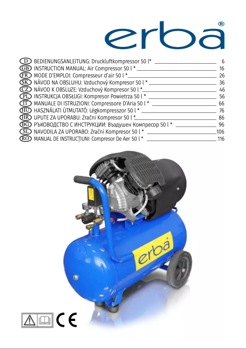 Página 1 del manual Manual de usuario Erba 17012