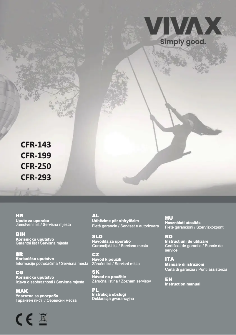 Página nº 1 - Manual de usuario Vivax CFR-143