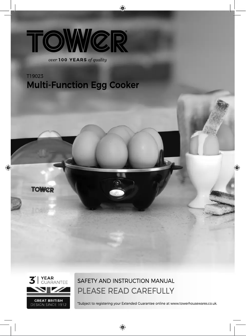 Página 1 del manual Manual de usuario Tower T19023