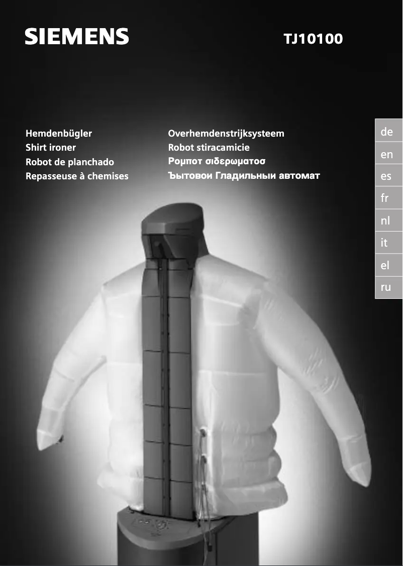 Página nº 1 - Manual de usuario Siemens Dressman TJ10001