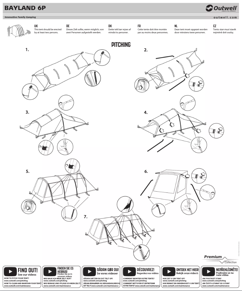 Imagen de la primera página del manual del dispositivo Bayland 6P