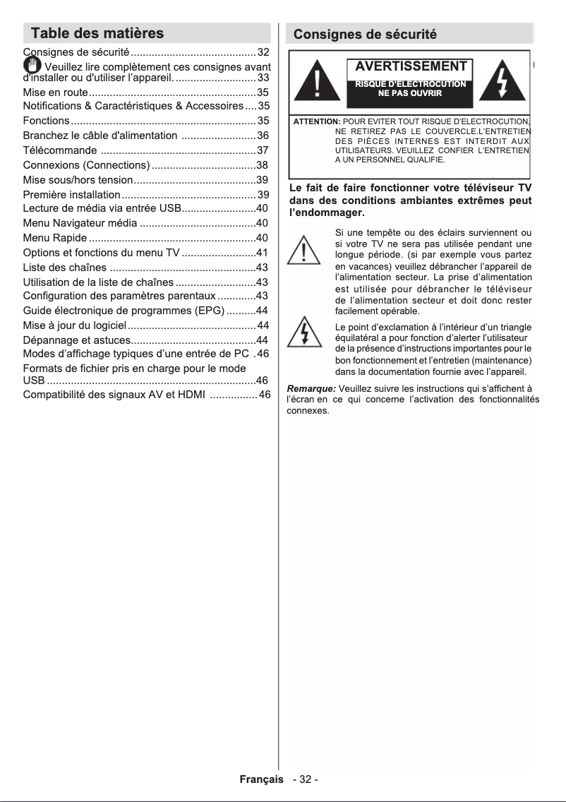Página 1 del manual Manual de usuario Telefunken L22F275A3