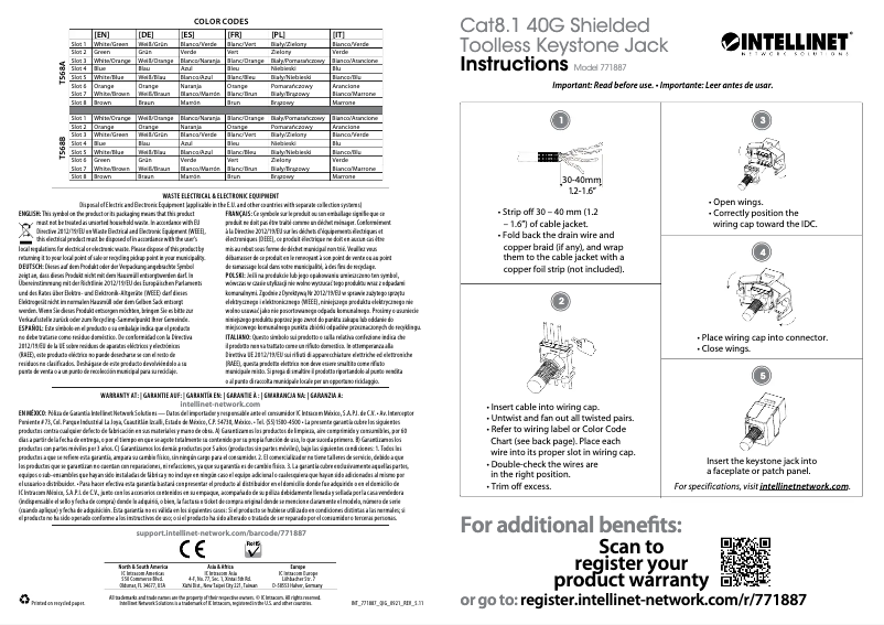 Página 1 del manual Manual de usuario Intellinet 771887