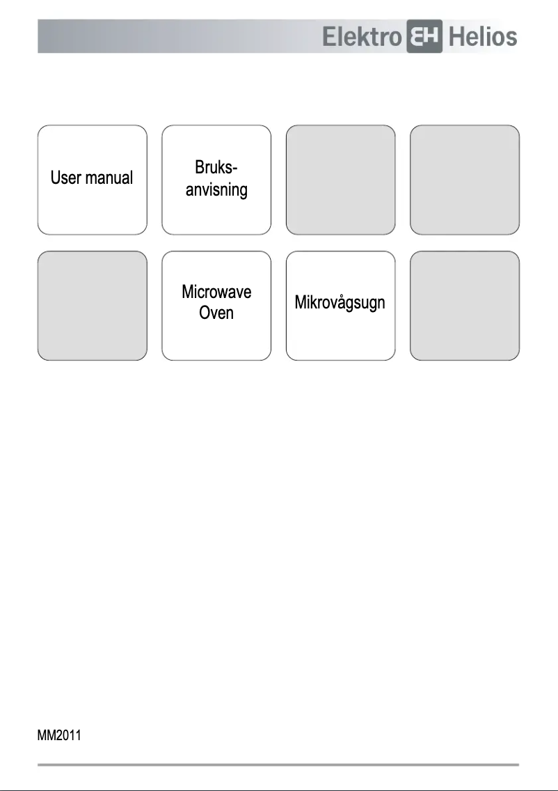 Imagen de la primera página del manual del dispositivo MM2011