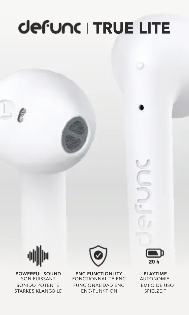 Imagen de la primera página del manual del dispositivo True Lite