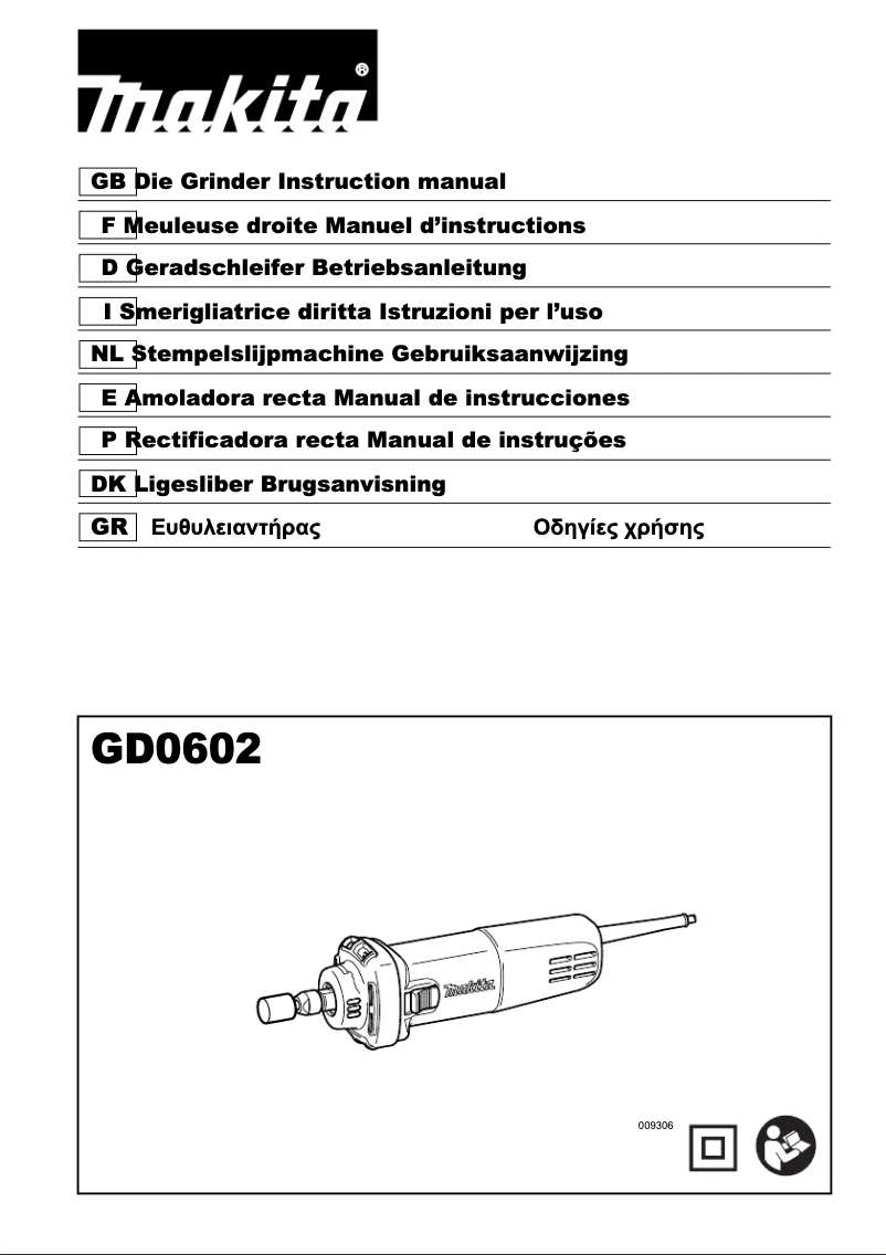 Página 1 del manual Manual de usuario Makita GD0602