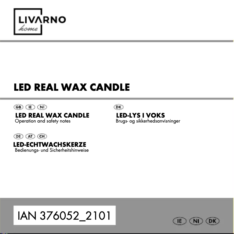 Página 1 del manual Manual de usuario Livarno Lux IAN 376052