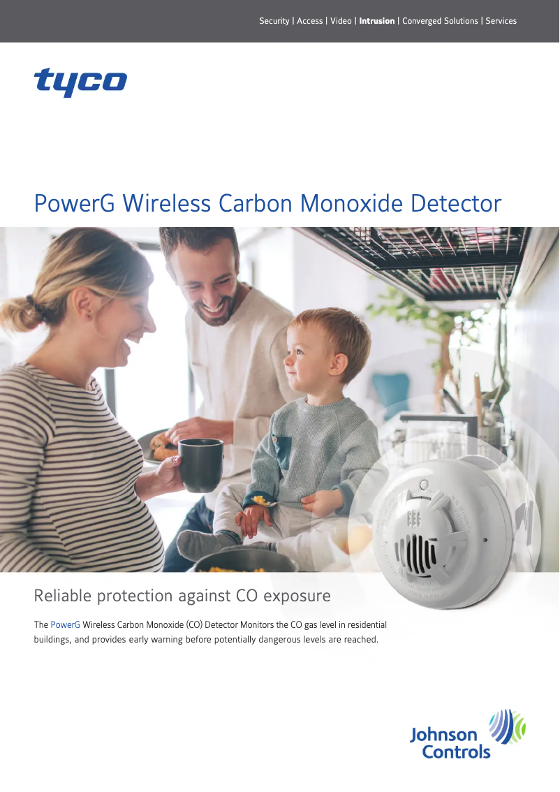 Página 1 del manual Folleto DSC PG9933