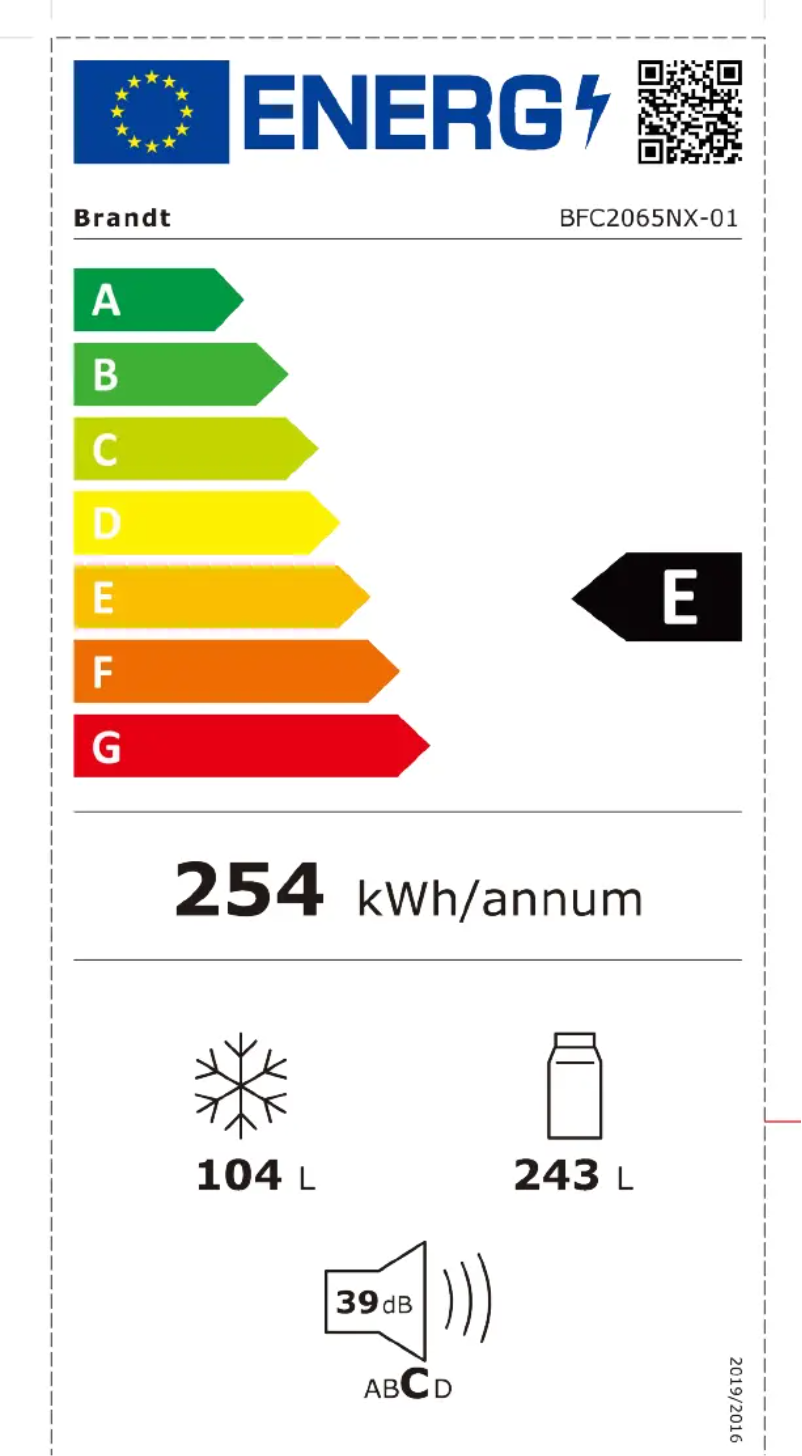 Imagen de la primera página del manual del dispositivo BFC2065NX