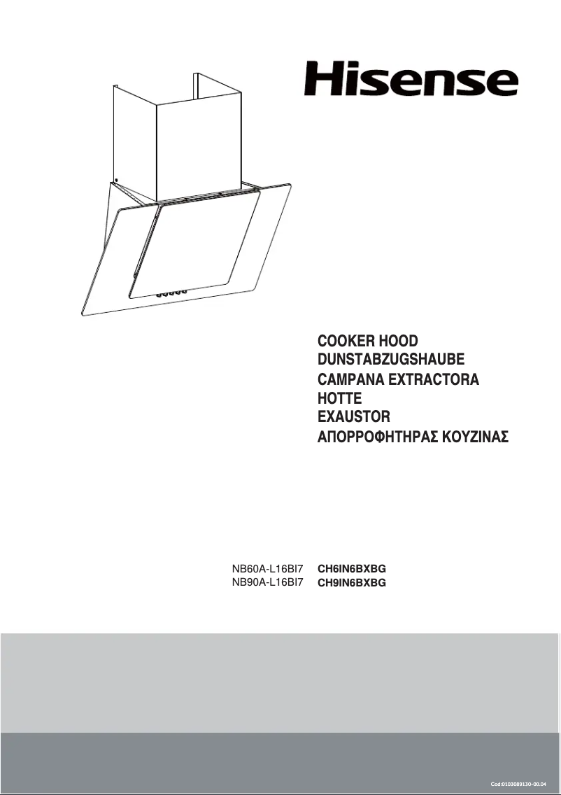 Imagen de la primera página del manual del dispositivo CH6IN6BXBG