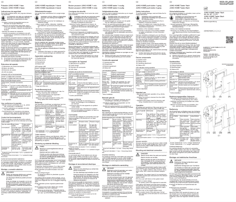Imagen de la primera página del manual del dispositivo BTAS17101
