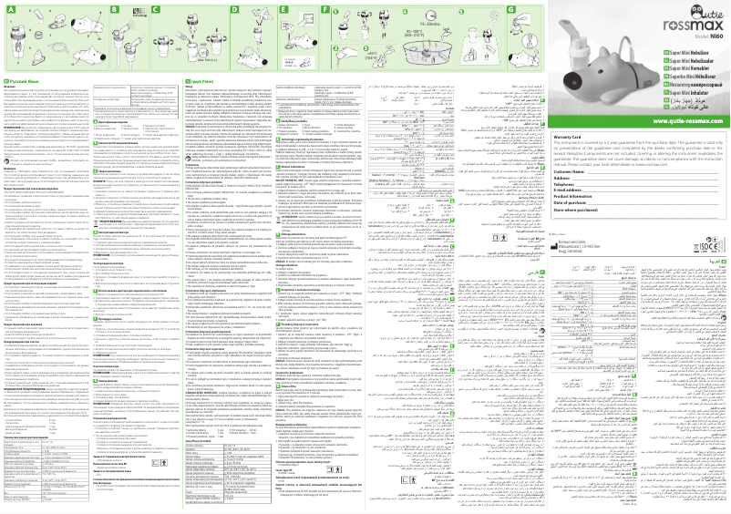 Página nº 1 - Manual de usuario Rossmax NI60