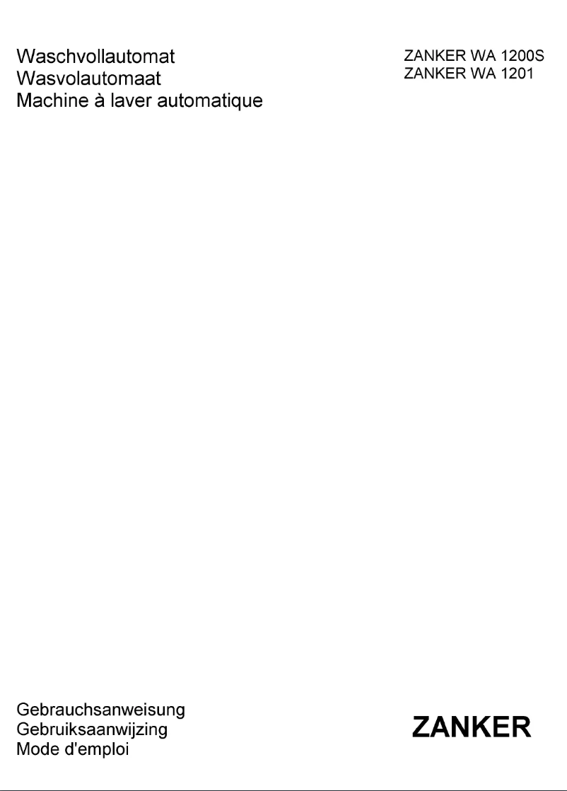 Imagen de la primera página del manual del dispositivo WA 1200S