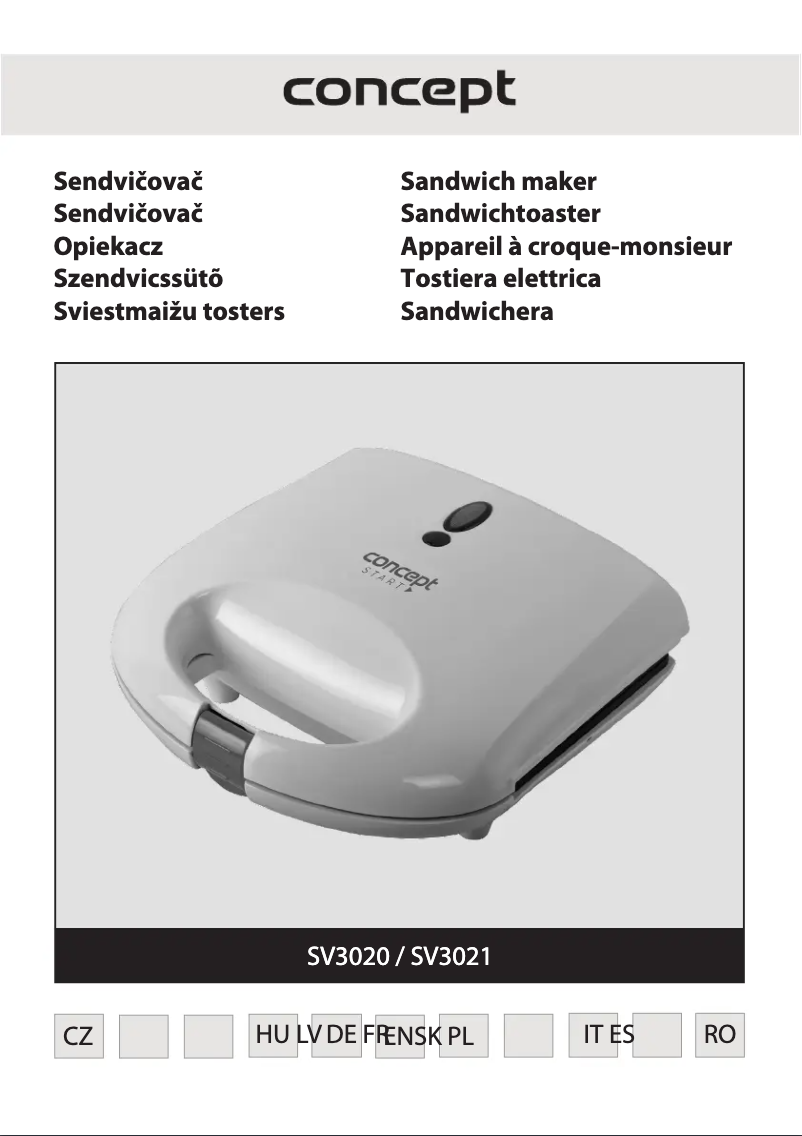 Imagen de la primera página del manual del dispositivo SV3021