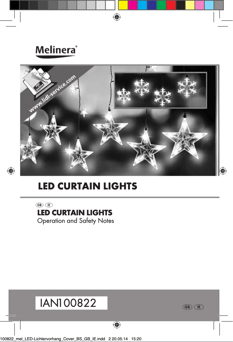 Imagen de la primera página del manual del dispositivo IAN 100822
