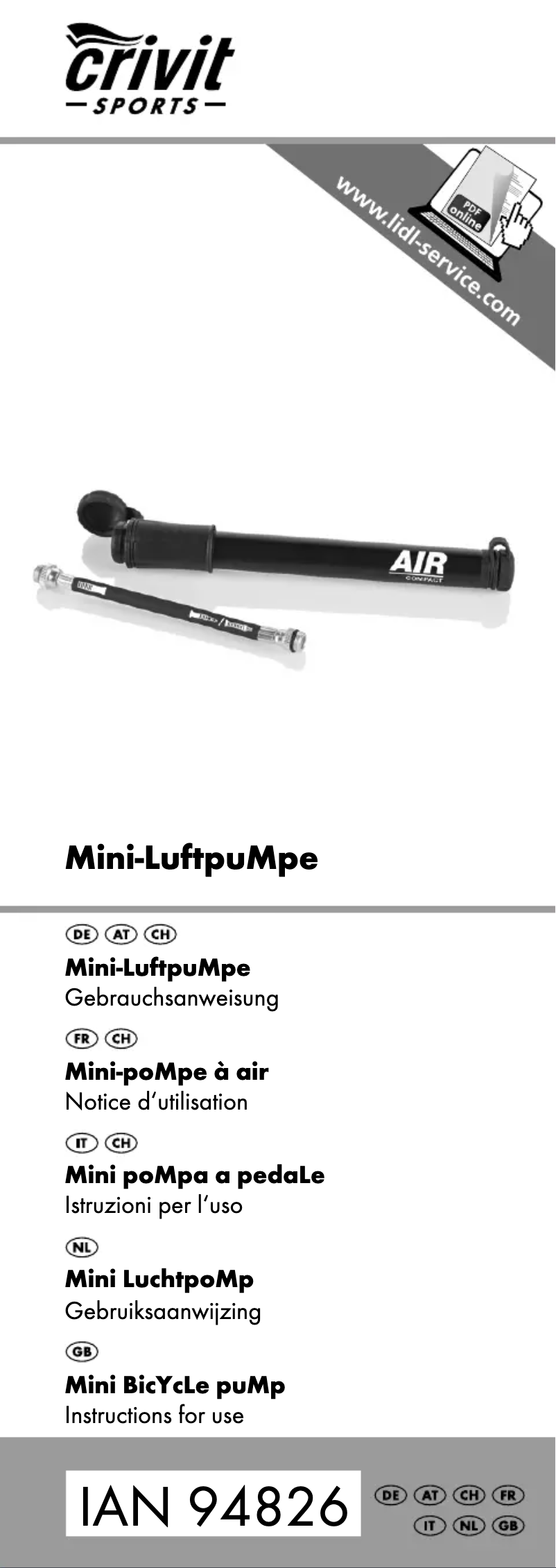 Imagen de la primera página del manual del dispositivo MP-1781