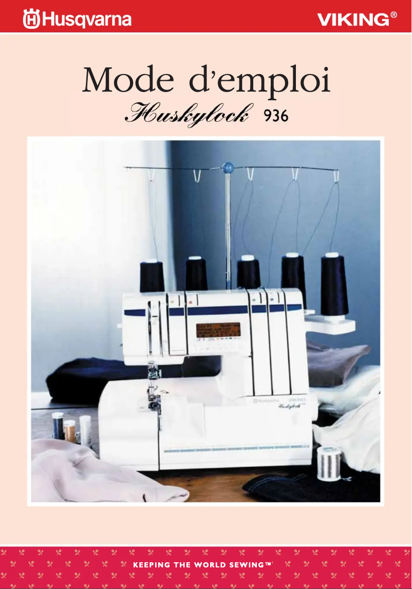 Imagen de la primera página del manual del dispositivo Huskylock 936