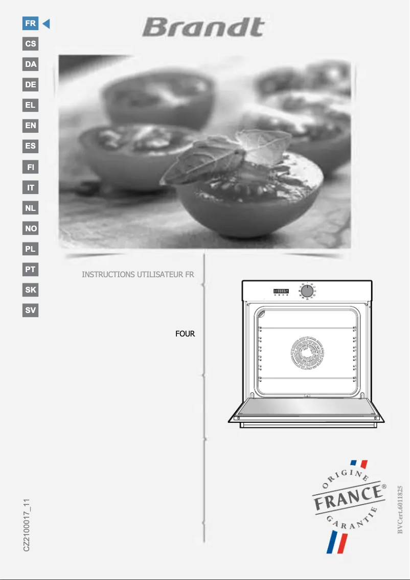 Página 1 del manual Manual de usuario Brandt BOP7534W