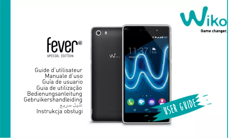 Imagen de la primera página del manual del dispositivo Fever SE