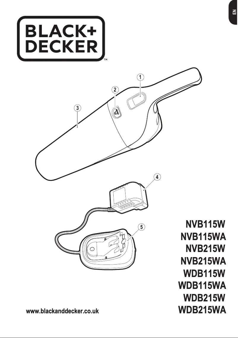 Imagen de la primera página del manual del dispositivo WDB115W