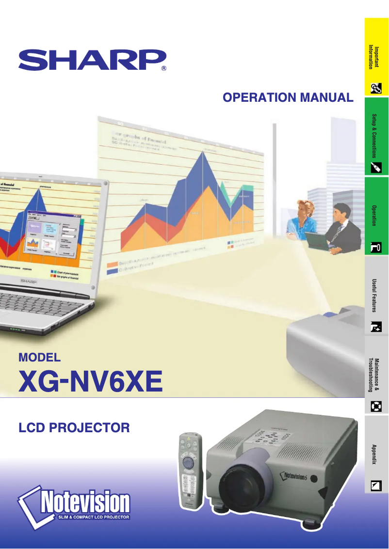 Imagen de la primera página del manual del dispositivo XG-NV6XE