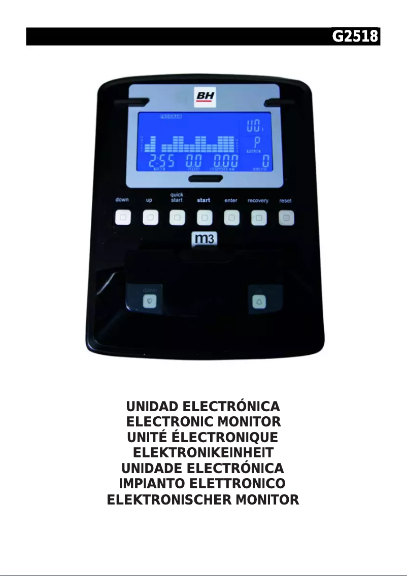 Página 1 del manual Manual de usuario BH Fitness G2518W