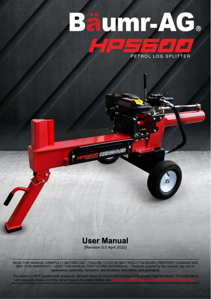 Imagen de la primera página del manual del dispositivo Hercules HPS600