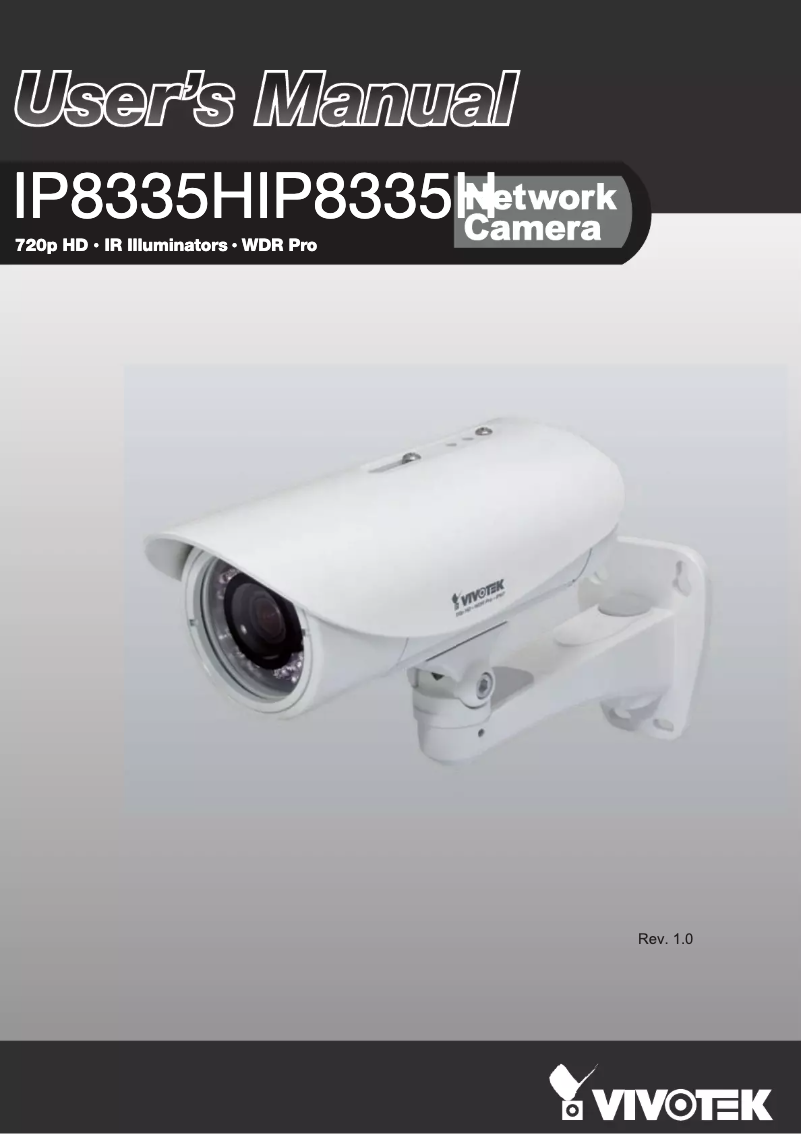 Imagen de la primera página del manual del dispositivo IP8335H