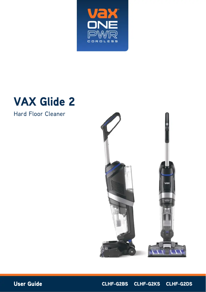 Imagen de la primera página del manual del dispositivo Glide 2 CLHF-G2KS