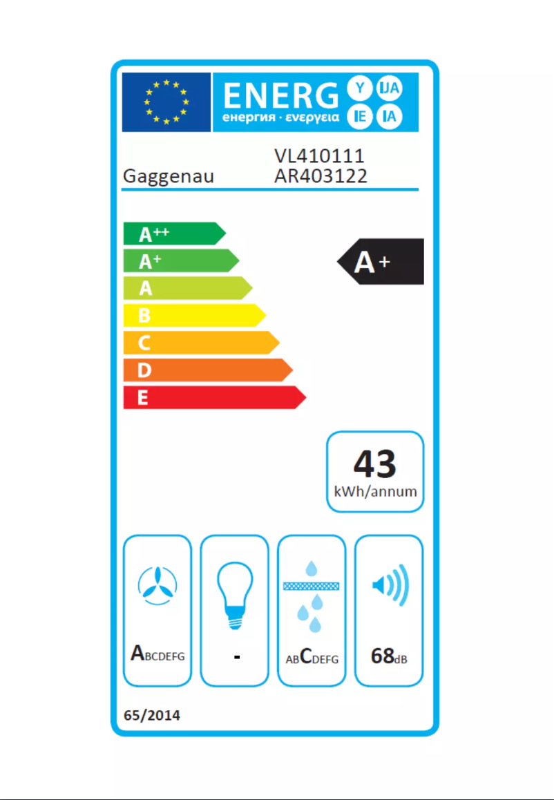 Imagen de la primera página del manual del dispositivo VL410111