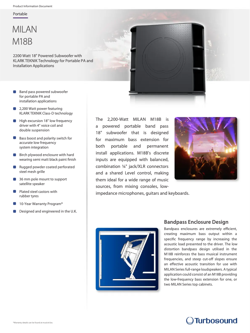 Imagen de la primera página del manual del dispositivo Milan M18B