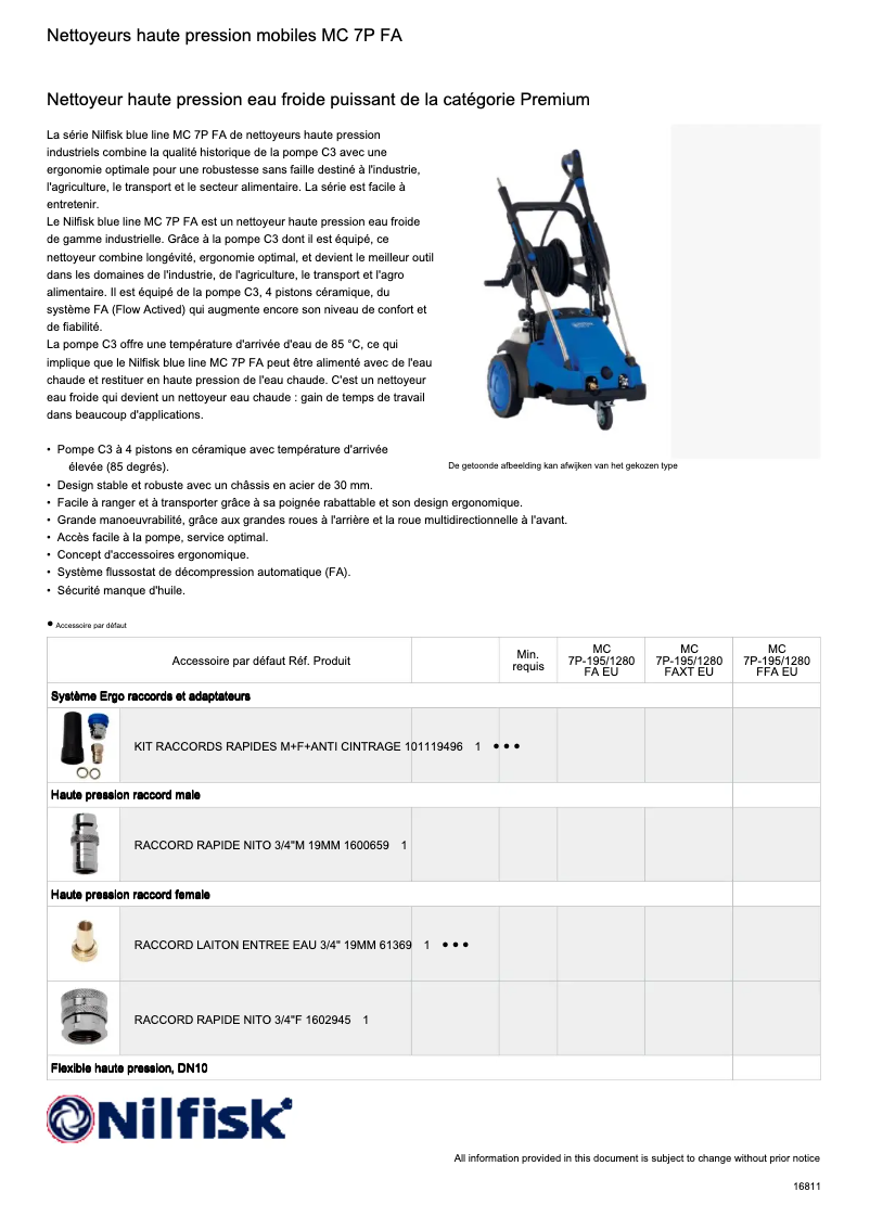 Imagen de la primera página del manual del dispositivo MC 7