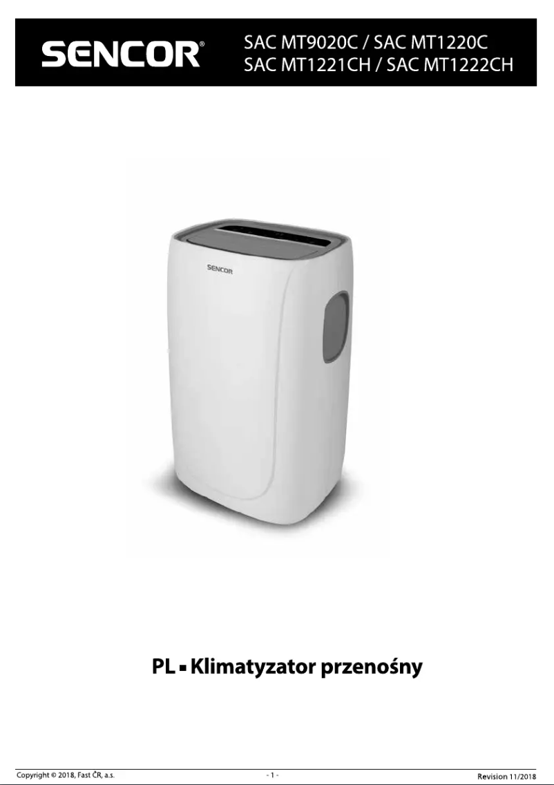 Imagen de la primera página del manual del dispositivo SAC MT1222CH